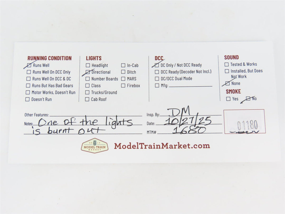 HO Scale SNCF French National Class BB Diesel Locomotive #67001