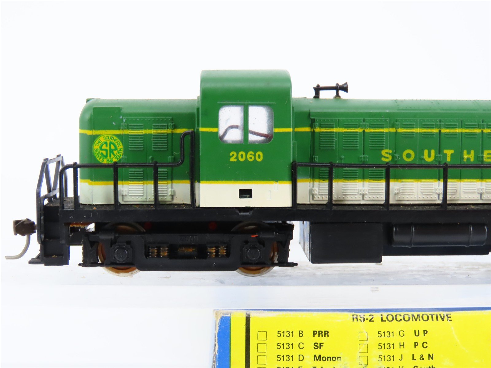 HO Scale AHM 5131K Southern RS-2 Diesel Locomotive #2060 Customized