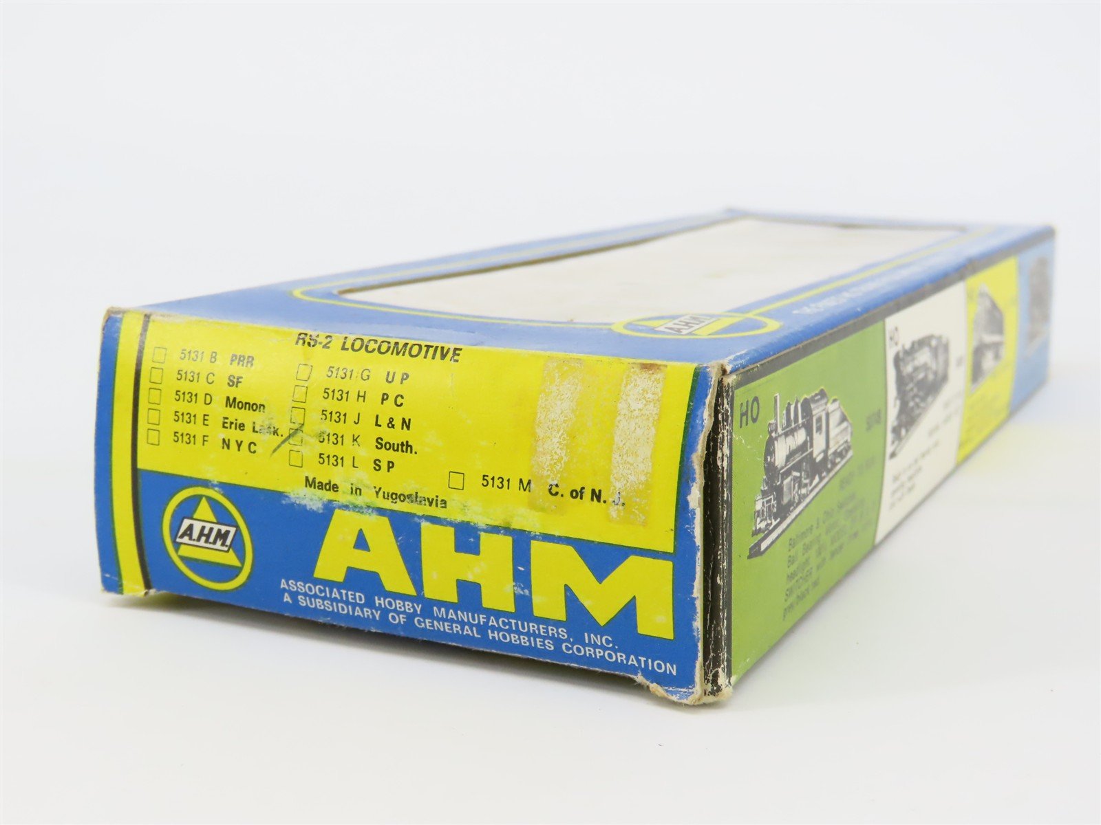 HO Scale AHM 5131K Southern RS-2 Diesel Locomotive #2060 Customized