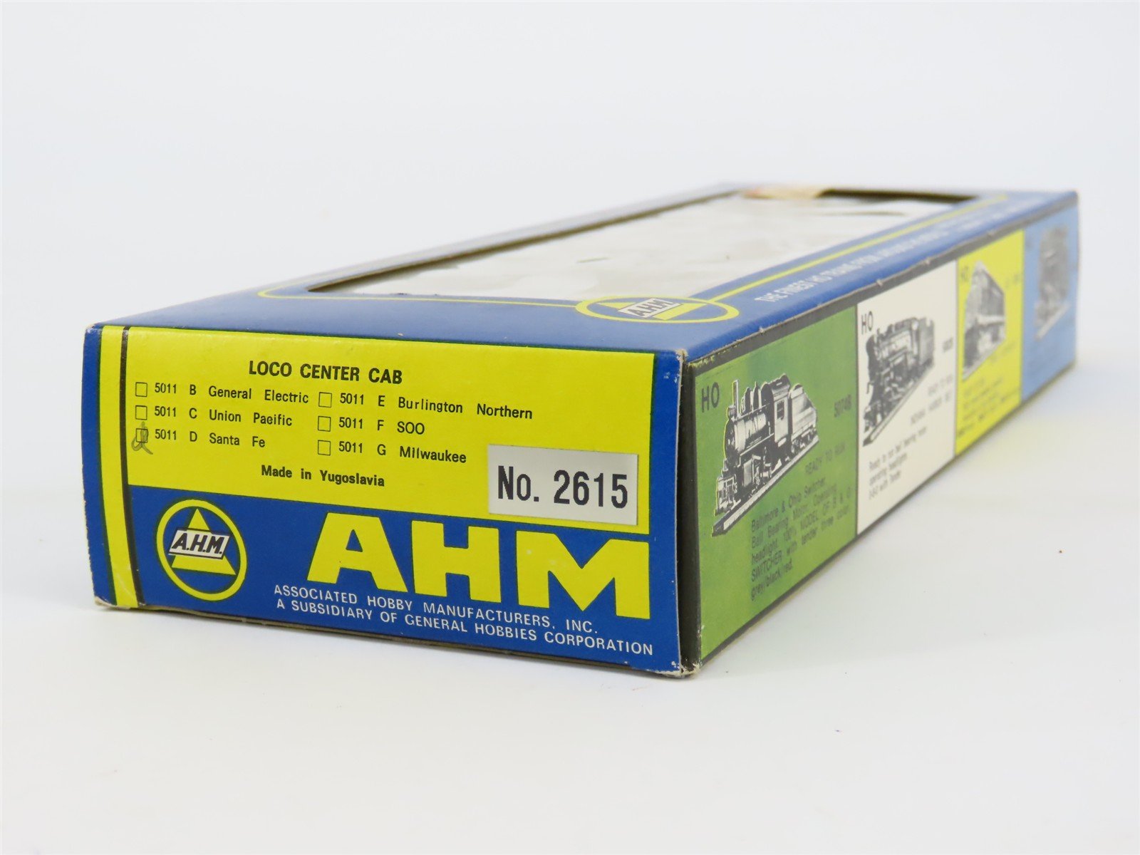HO Scale AHM 5011D ATSF Santa Fe Center Cab Diesel Locomotive #2615