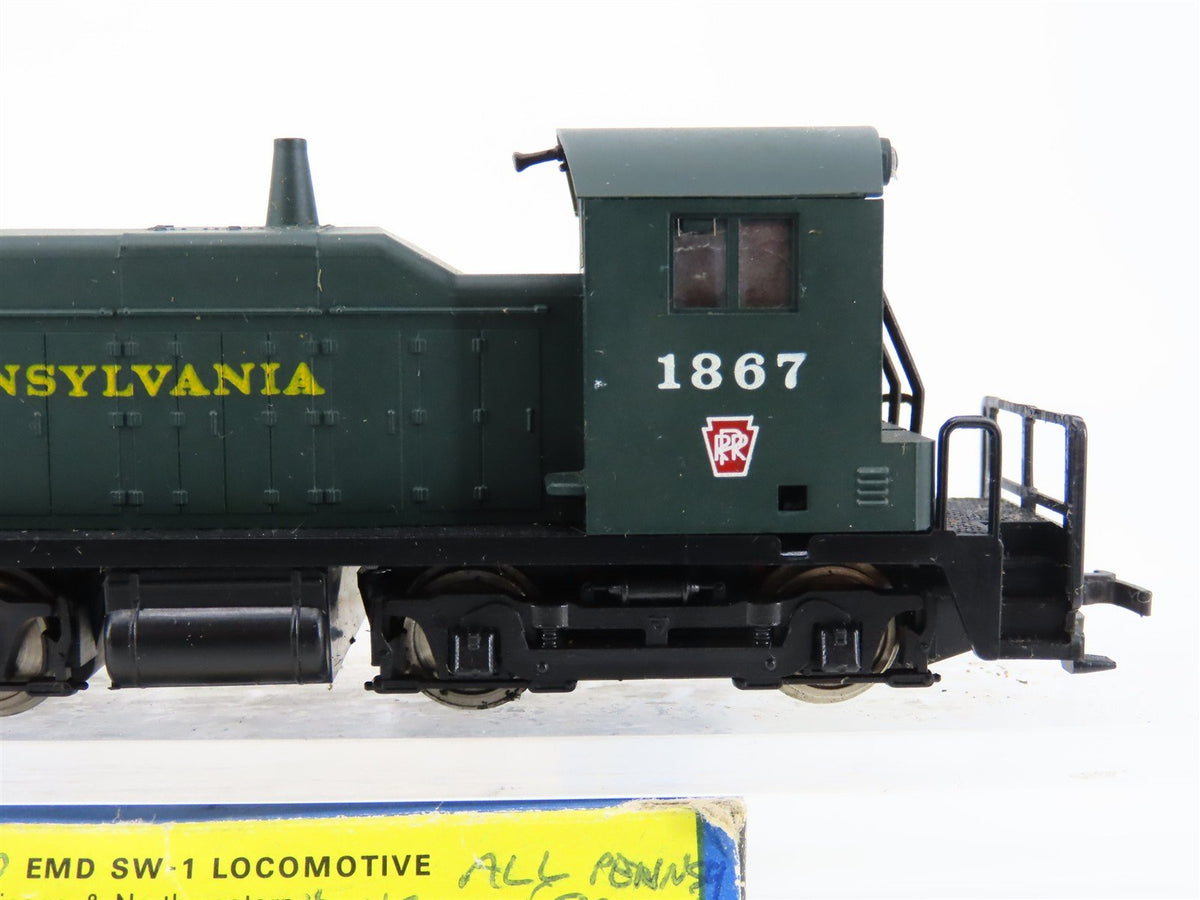 HO Scale AHM 5014D PRR Pennsylvania SW1 Diesel Locomotive #1867