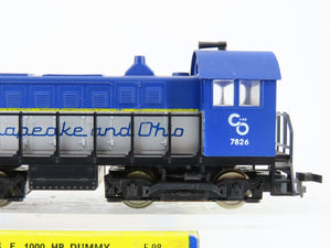 HO Scale AHM 5010B C&O Chesapeake & Ohio Alco-1000 Diesel #7826 UNPOWERED