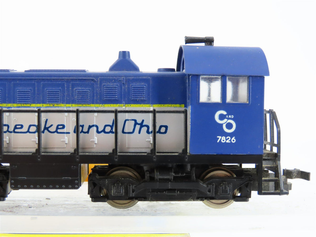 HO Scale AHM 5010B C&amp;O Chesapeake &amp; Ohio Alco-1000 Diesel #7826 UNPOWERED
