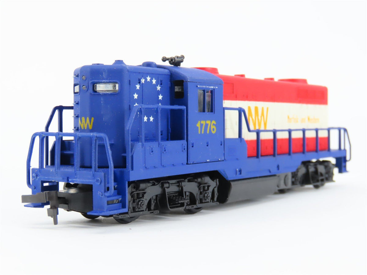 HO Scale AHM 5012ID N&amp;W Norfolk &amp; Western GP18 Diesel Loco #1776 UNPOWERED