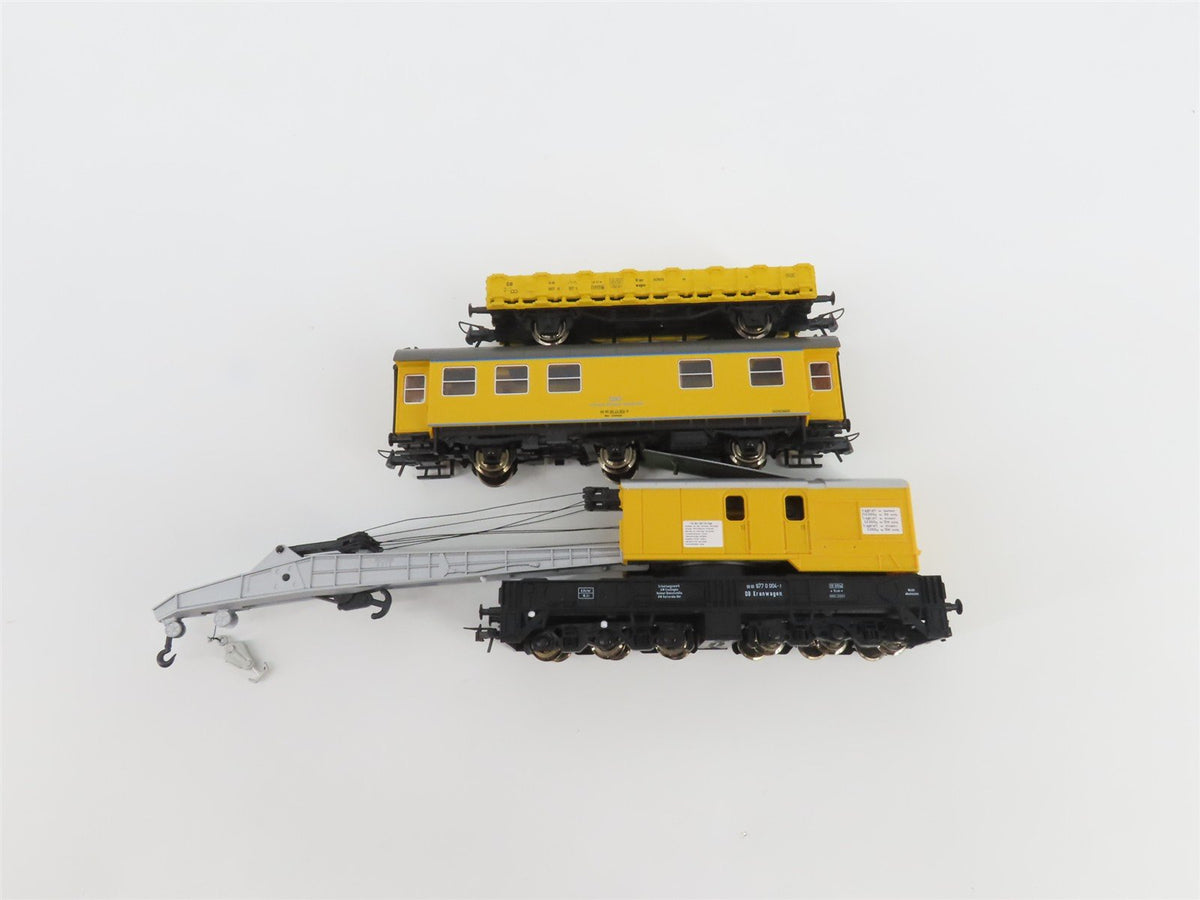 HO Roco 51231 DB-AG &quot;Construction Train&quot; BR218 Diesel Freight Starter Set w/ DCC