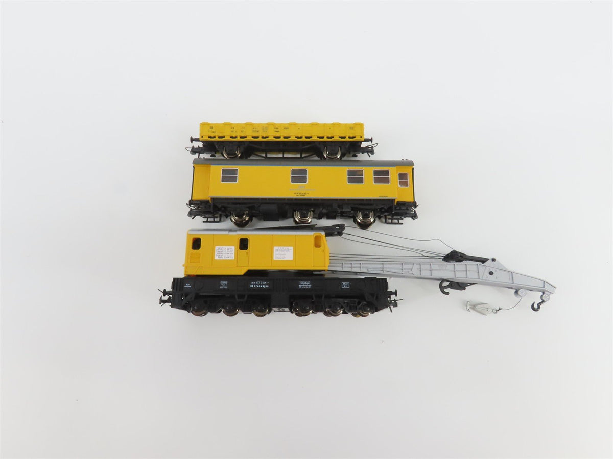 HO Roco 51231 DB-AG &quot;Construction Train&quot; BR218 Diesel Freight Starter Set w/ DCC