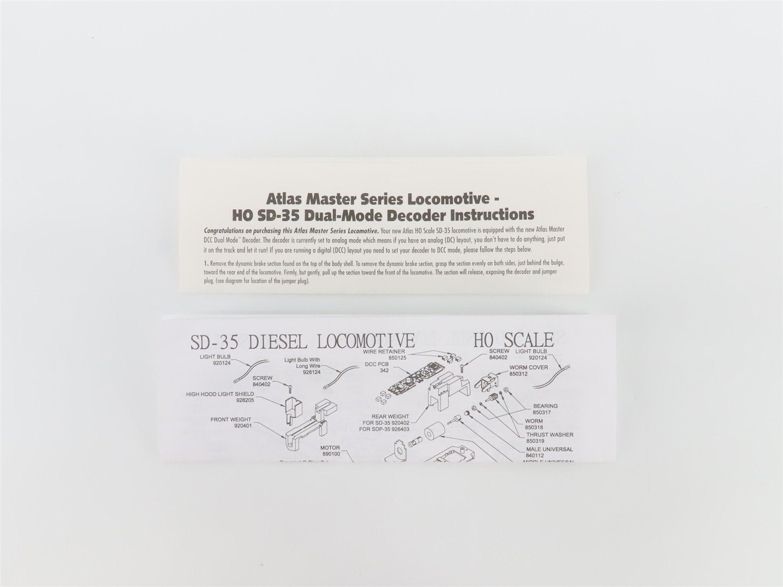 HO Scale Atlas Master PRR Pennsylvania EMD SD35 Diesel #6025 w/ DCC