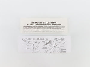 HO Scale Atlas Master PRR Pennsylvania EMD SD35 Diesel #6025 w/ DCC