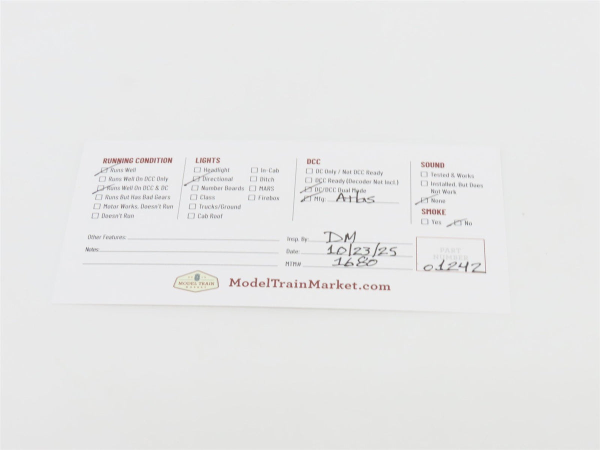 HO Scale Atlas Master PRR Pennsylvania EMD SD35 Diesel #6025 w/ DCC