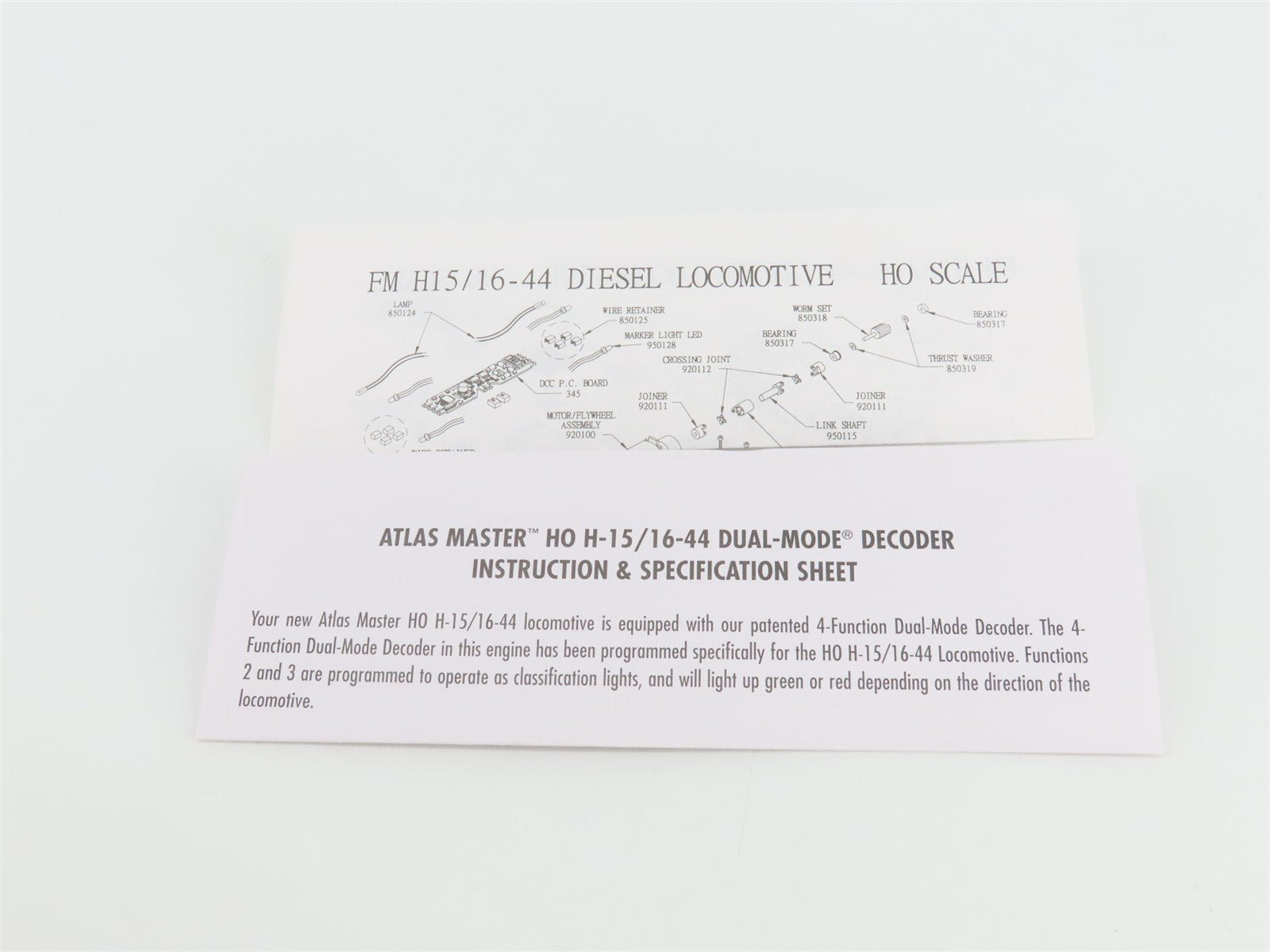 HO Scale Atlas Master 9527 NH New Haven FM H16-44 Diesel #594 w/ DCC