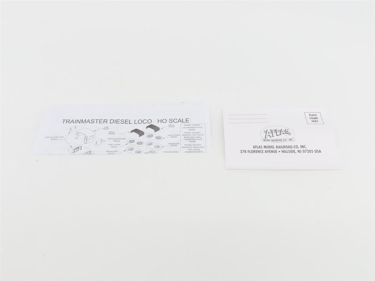 HO Atlas Master Silver 7821 PRR FM Trainmaster Ph. II Diesel #8705 - DCC Ready