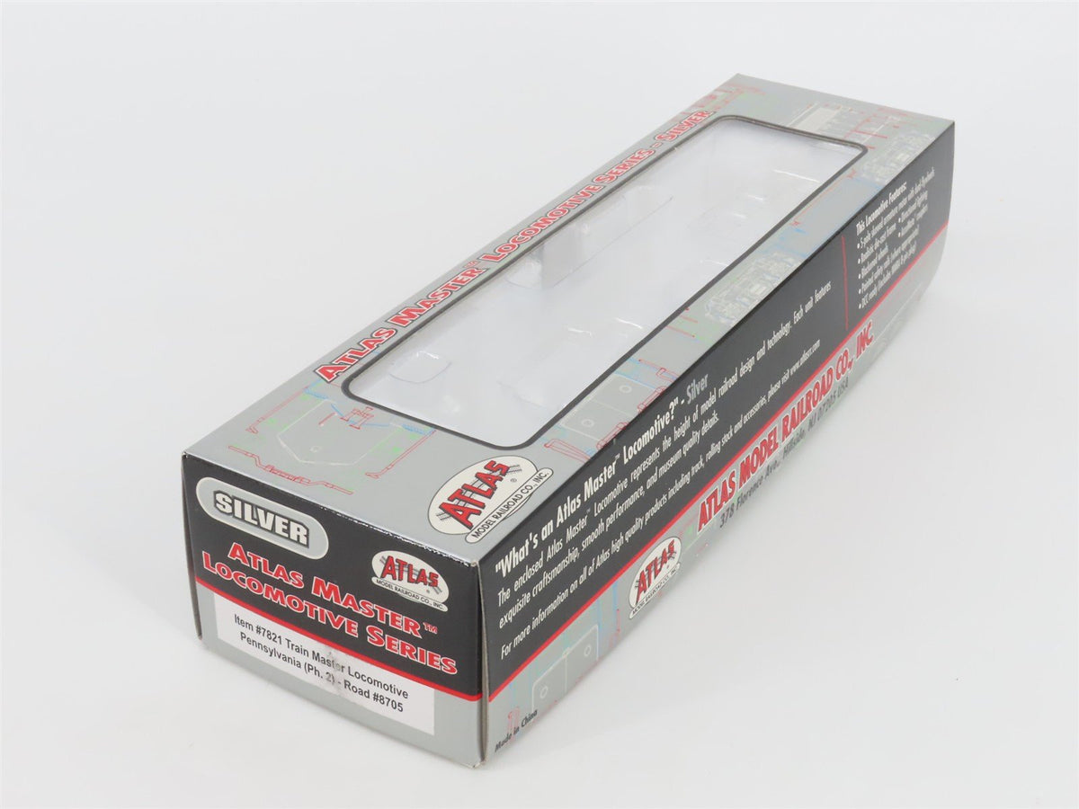 HO Atlas Master Silver 7821 PRR FM Trainmaster Ph. II Diesel #8705 - DCC Ready