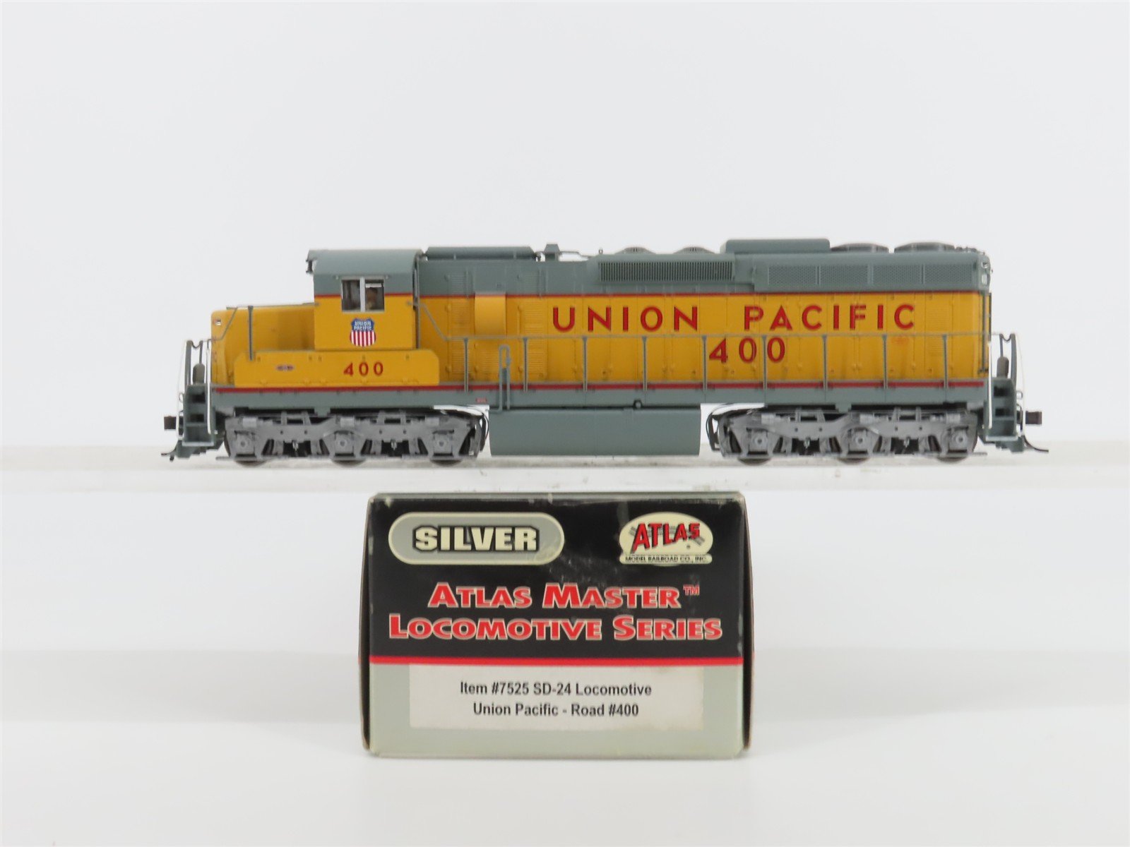 HO Atlas Master Silver 7525 UP Union Pacific EMD SD24 Diesel #400 - DCC Ready