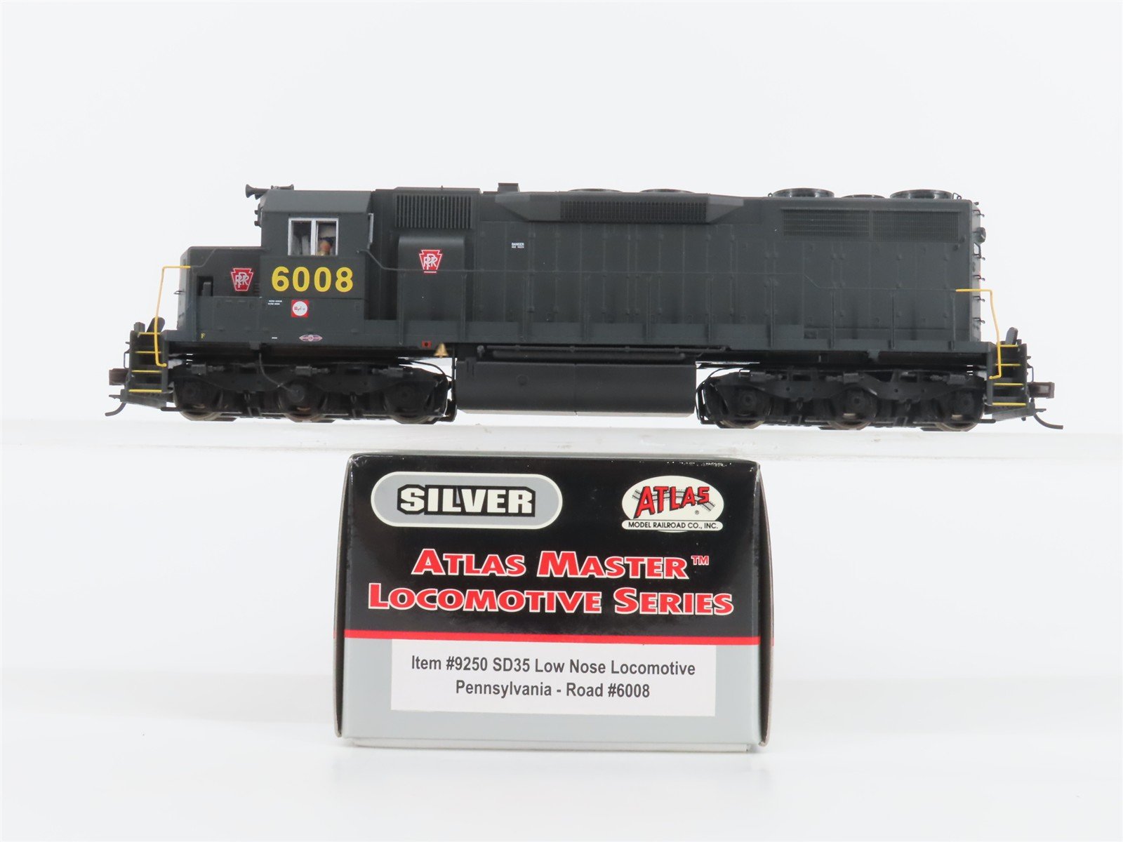 HO Atlas Master Silver 9250 PRR Pennsylvania EMD SD35 Diesel #6008 - DCC Ready