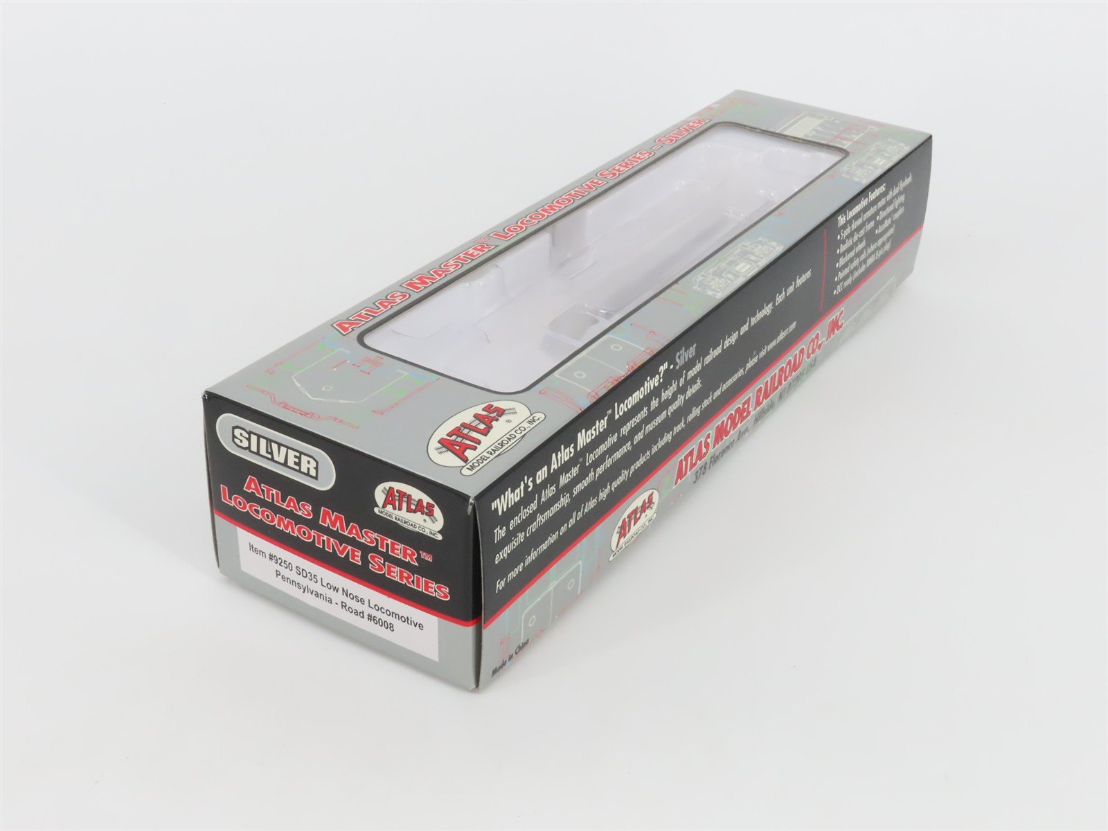 HO Atlas Master Silver 9250 PRR Pennsylvania EMD SD35 Diesel #6008 - DCC Ready