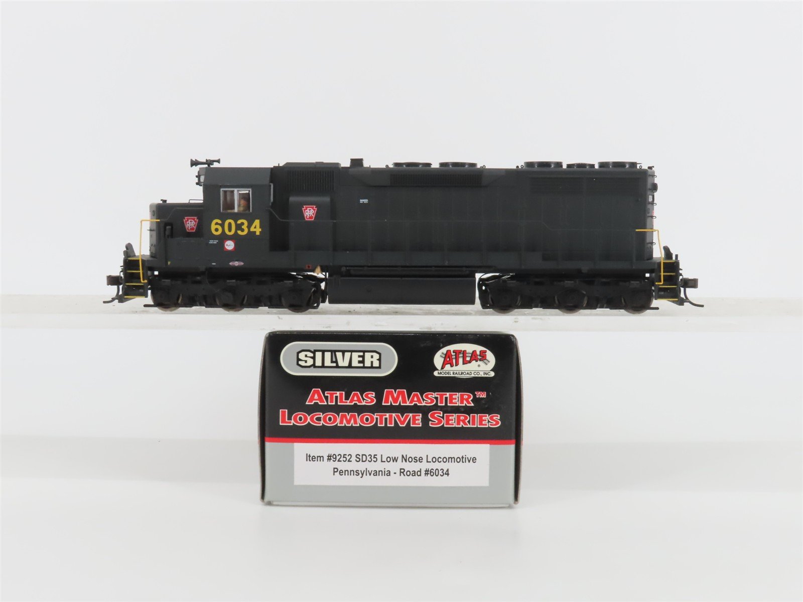 HO Atlas Master Silver 9252 PRR Pennsylvania EMD SD35 Diesel #6034 - DCC Ready