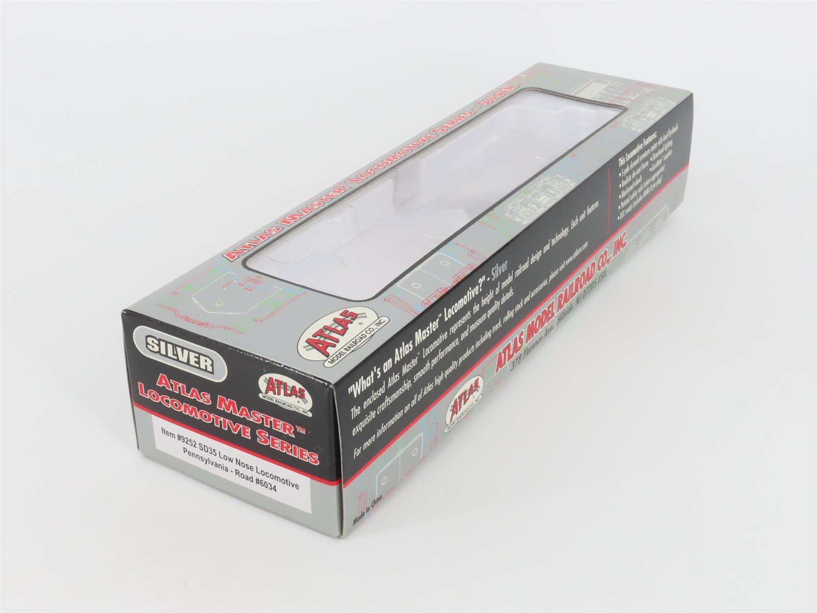 HO Atlas Master Silver 9252 PRR Pennsylvania EMD SD35 Diesel #6034 - DCC Ready