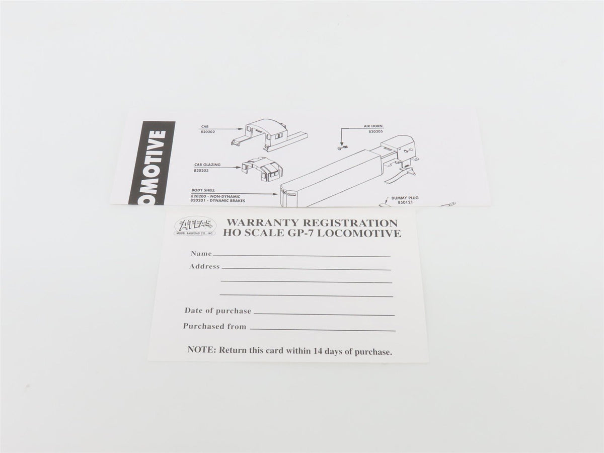 HO Scale Atlas Classic 8410 EMD Demonstrator GP7 Diesel #300 - DCC Ready