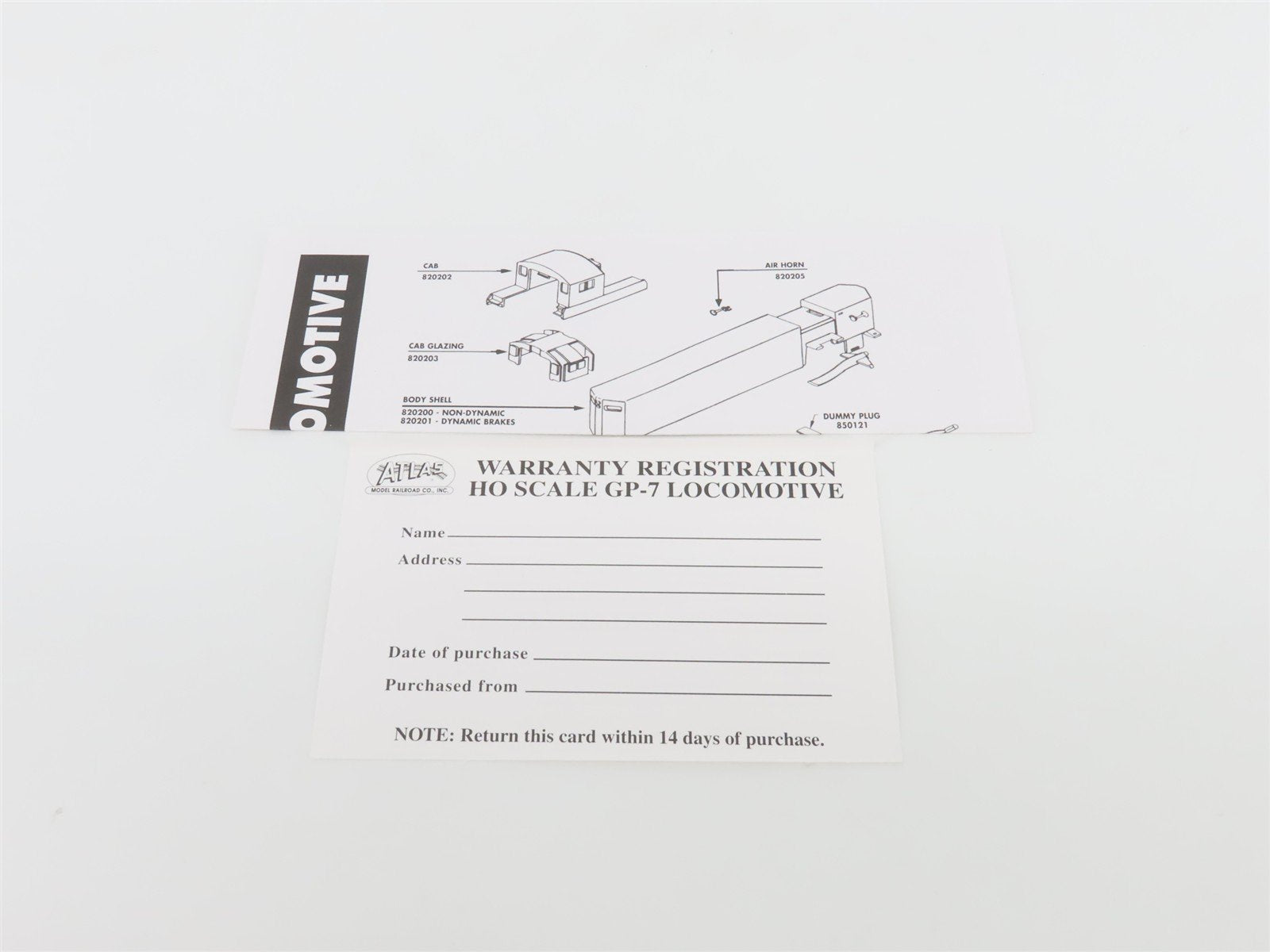 HO Scale Atlas Classic 8410 EMD Demonstrator GP7 Diesel #300 - DCC Ready