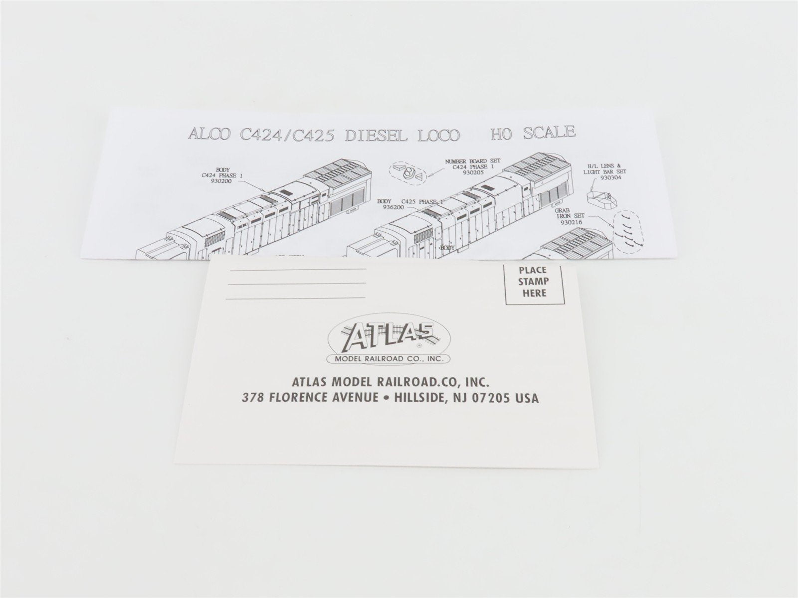 HO Scale Atlas Classic 9379 PRR Pennsylvania ALCO C425 Diesel #2421 - DCC Ready