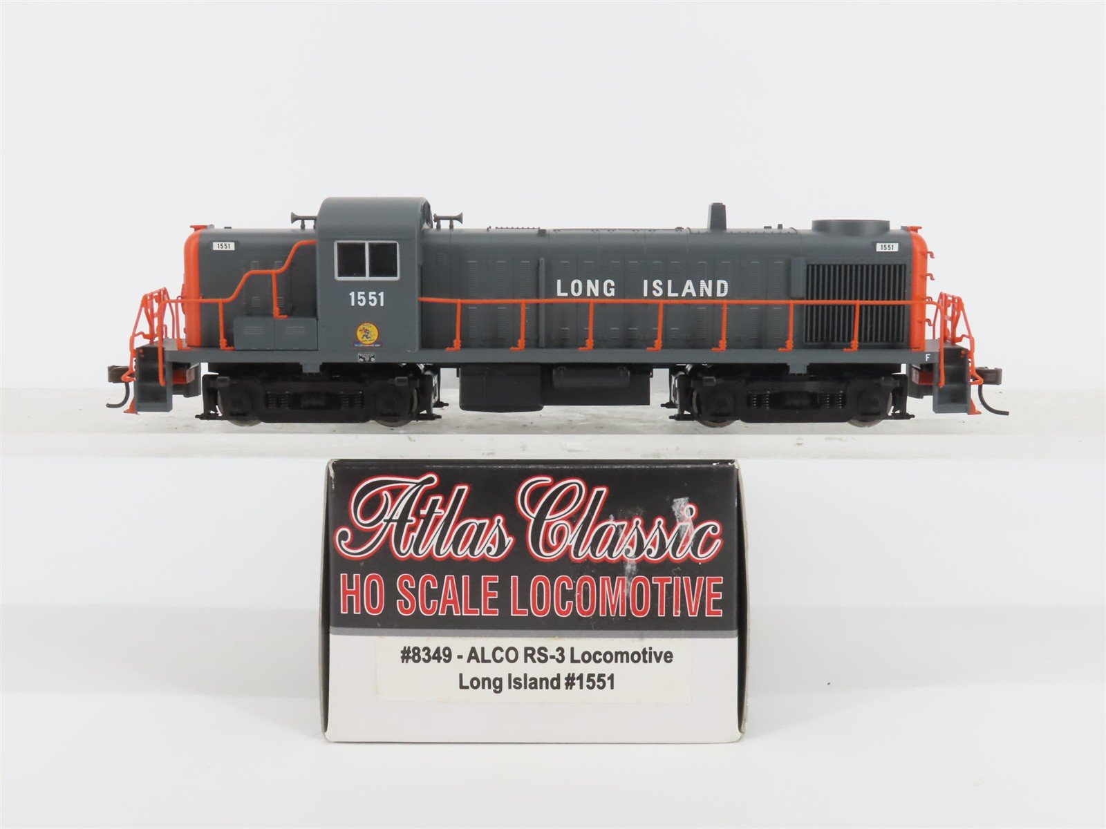 HO Scale Atlas Classic 8349 LIRR Long Island ALCO RS-3 Diesel Locomotive #1551