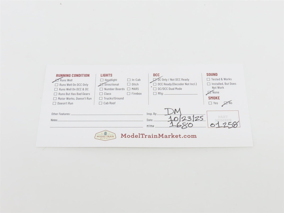 HO Scale Atlas Classic 8349 LIRR Long Island ALCO RS-3 Diesel Locomotive #1551