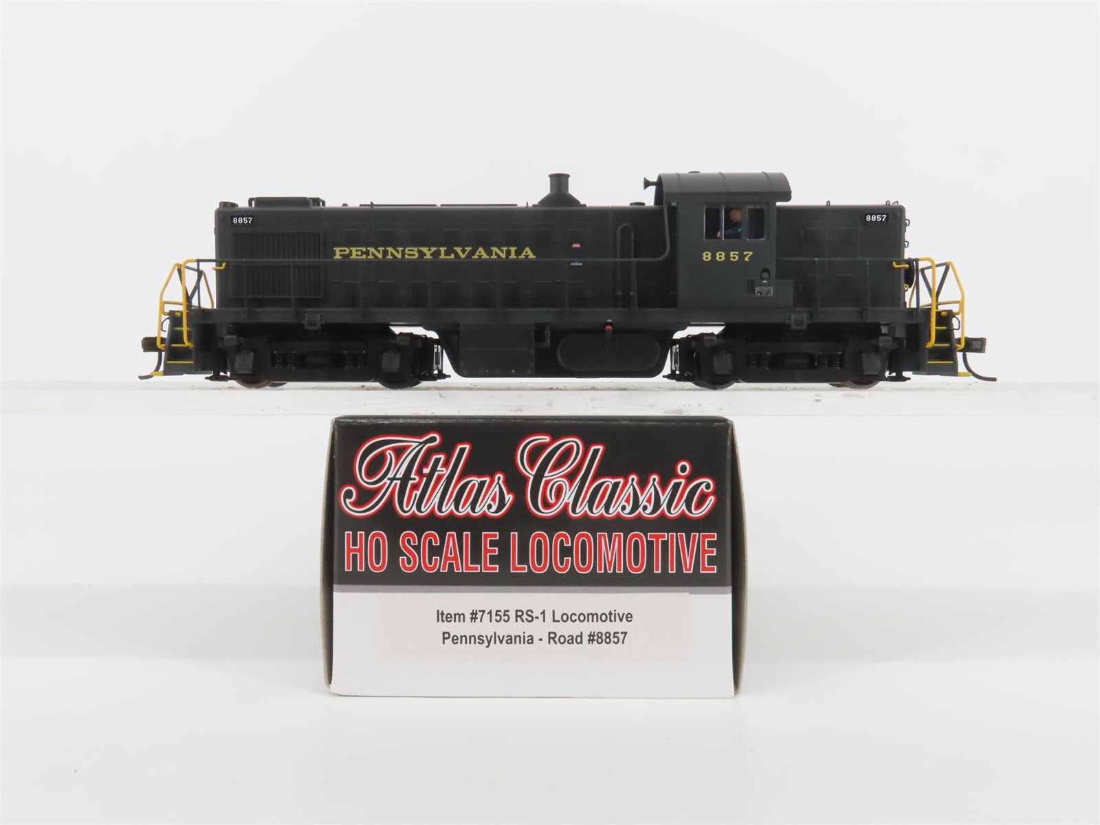 HO Scale Atlas Classic 7155 PRR Pennsylvania ALCO RS-1 Diesel Locomotive #8857