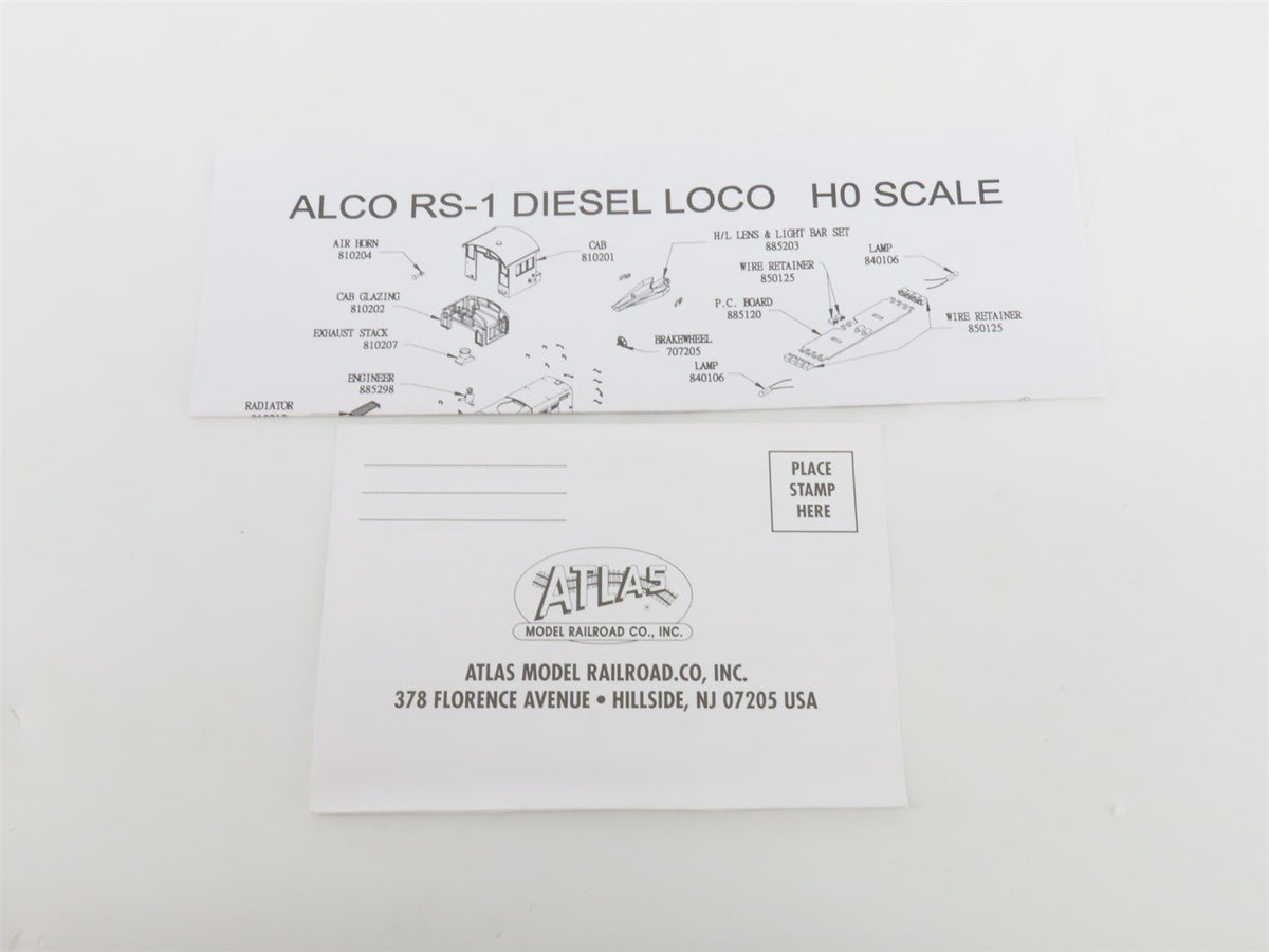 HO Scale Atlas Classic 7107 NH New Haven ALCO RS-1 Diesel Locomotive #0665