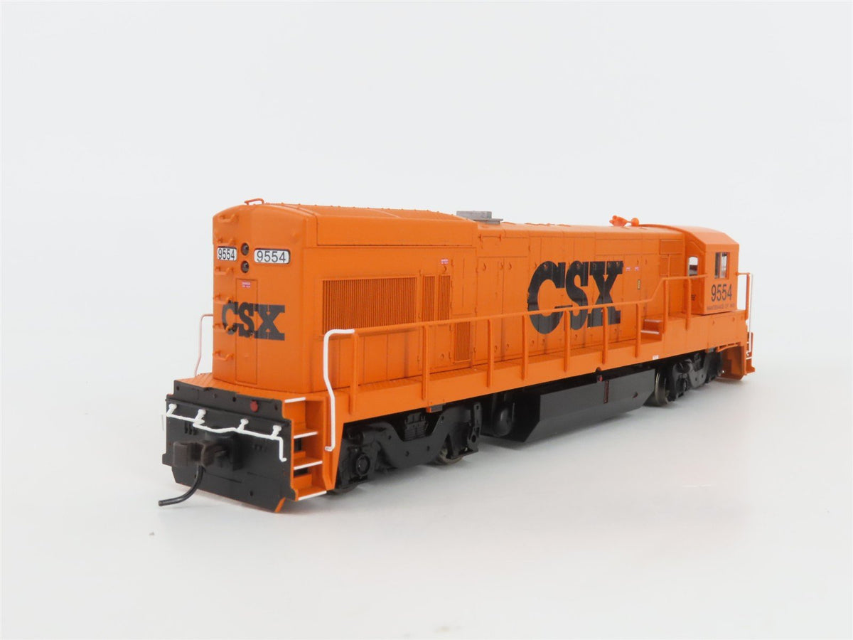 HO Atlas 8274 CSX MofW Maintenance of Way Orange U23B Diesel #9554 - DCC Ready