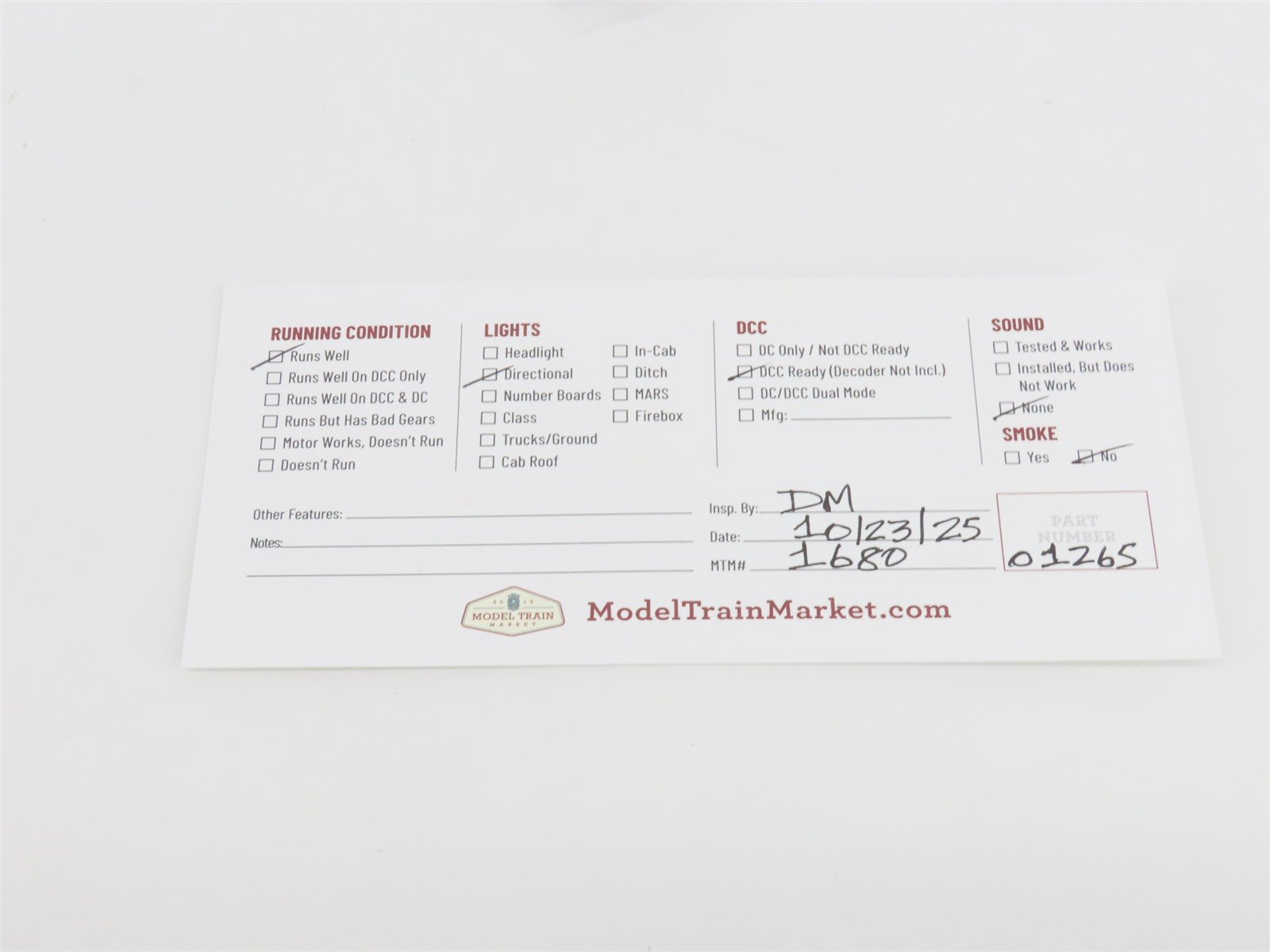 HO Atlas 8274 CSX MofW Maintenance of Way Orange U23B Diesel #9554 - DCC Ready