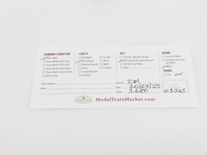 HO Atlas 8274 CSX MofW Maintenance of Way Orange U23B Diesel #9554 - DCC Ready