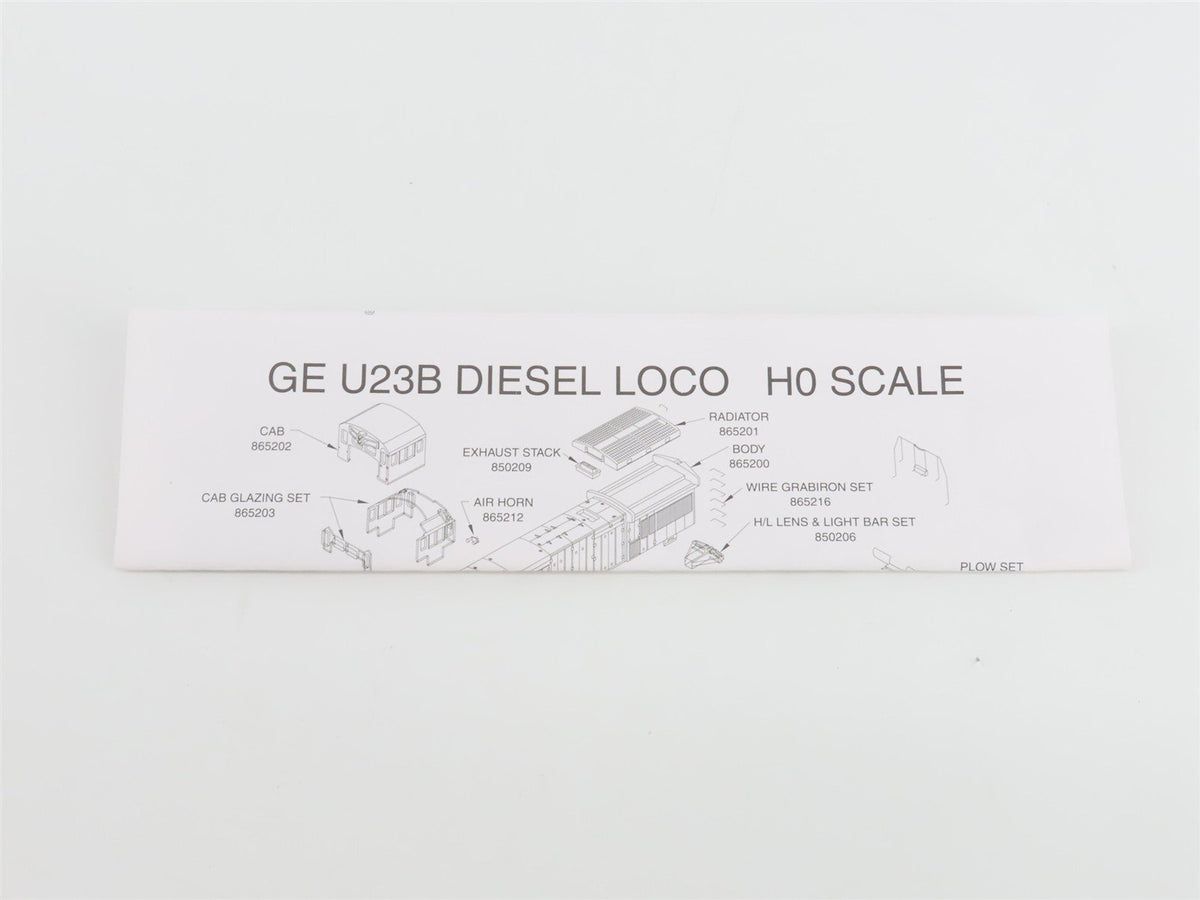 HO Scale Atlas 8670 CSX MofW Orange GE U23B Diesel #9551 - Custom &amp; Weathered