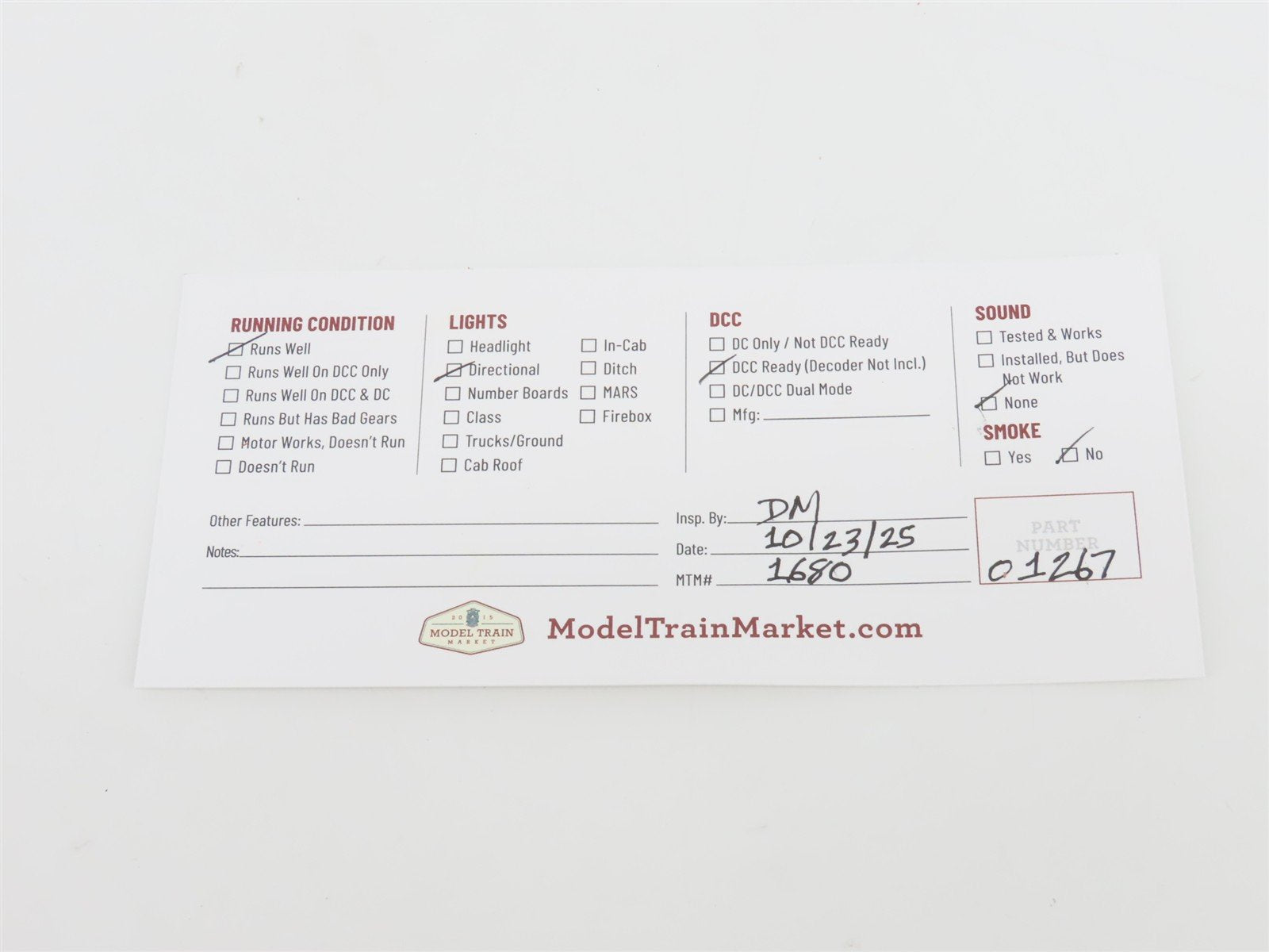 HO Atlas 8273 CSX MofW Maintenance of Way Orange U23B Diesel #9552 - DCC Ready