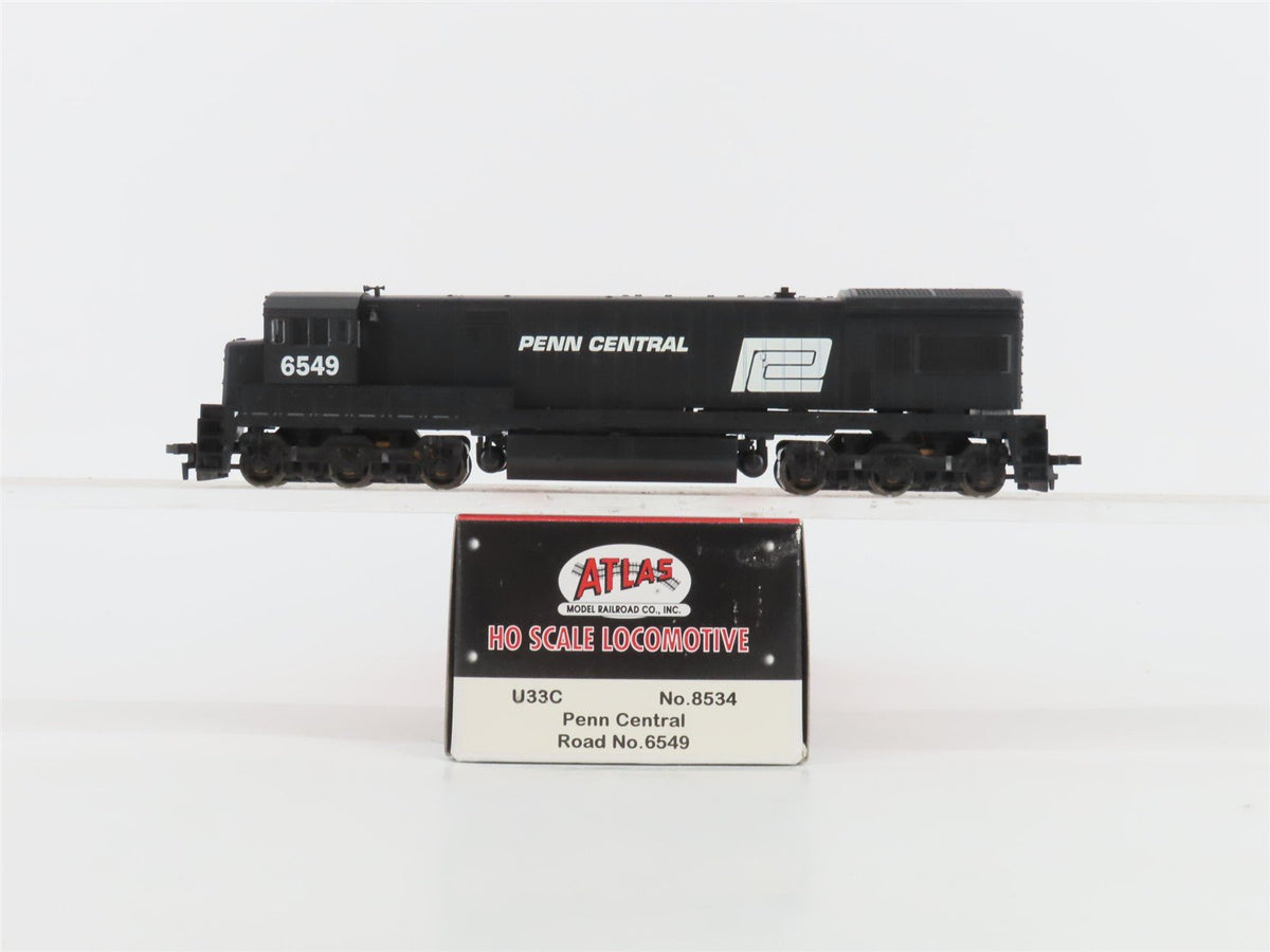 HO Scale Atlas 8534 PC Penn Central GE U33C Diesel #6549 - DCC Ready