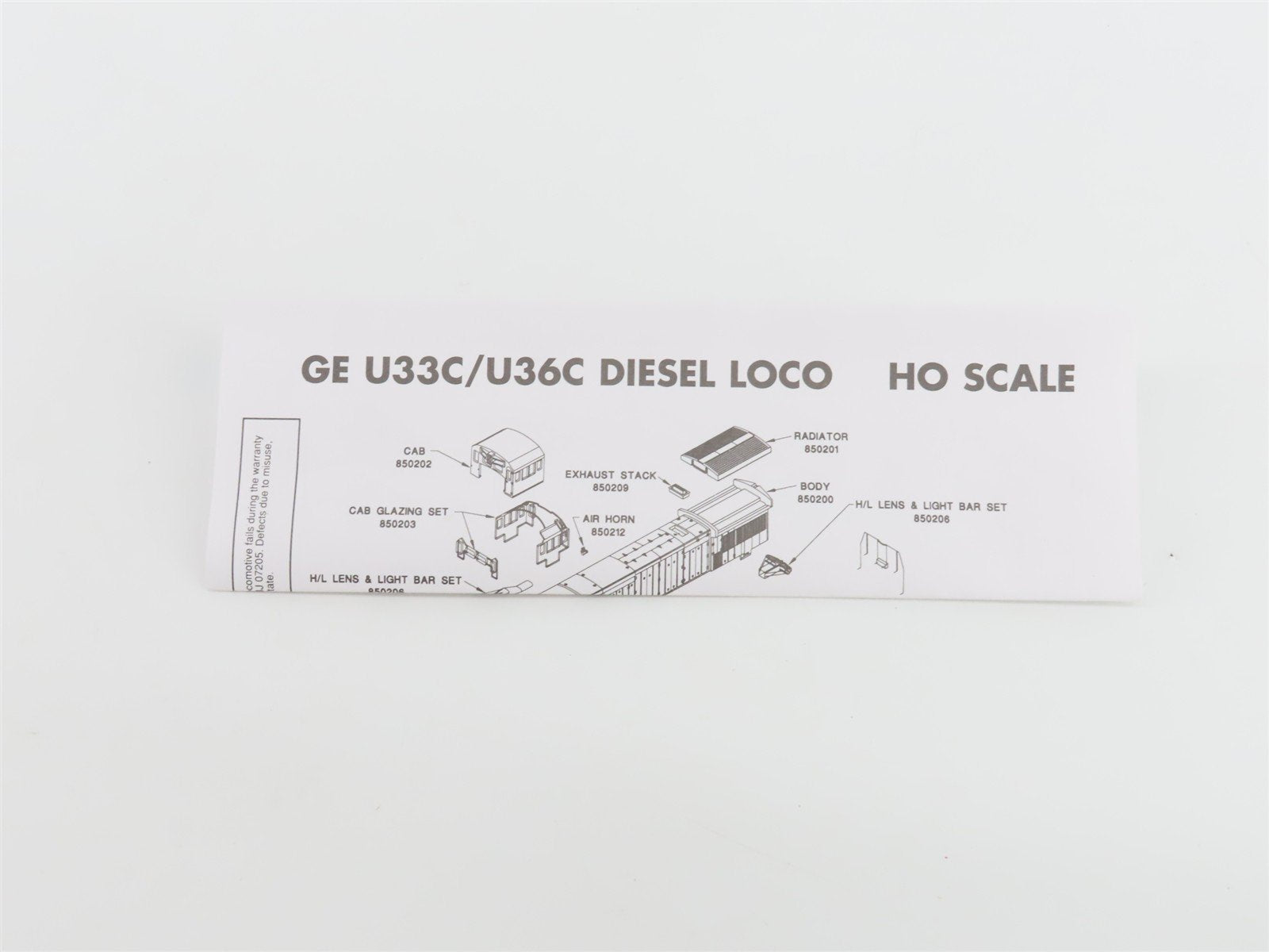 HO Scale Atlas 8534 PC Penn Central GE U33C Diesel #6549 - DCC Ready