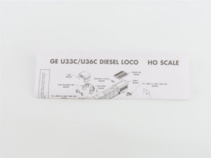 HO Scale Atlas 8534 PC Penn Central GE U33C Diesel #6549 - DCC Ready