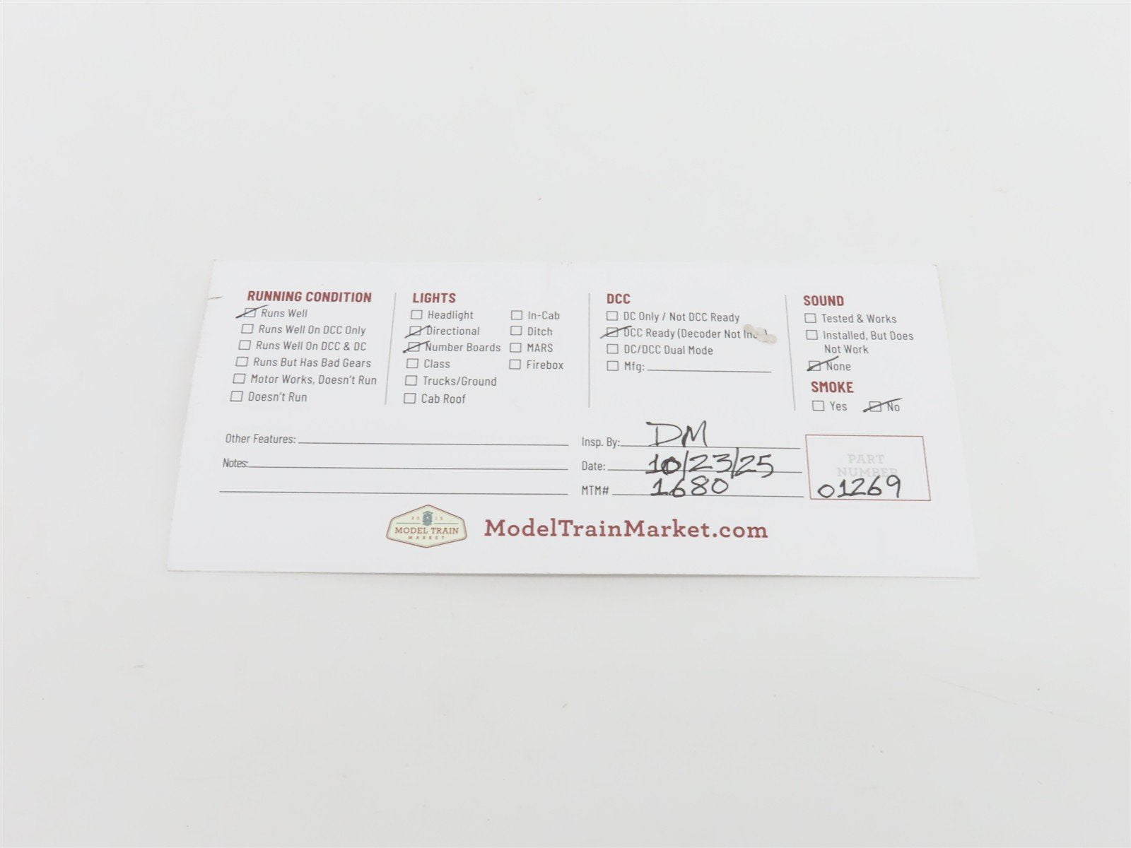 HO Scale Atlas 8534 PC Penn Central GE U33C Diesel #6549 - DCC Ready