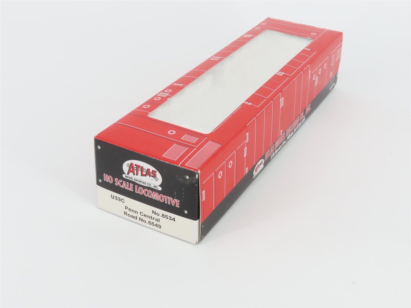 HO Scale Atlas 8534 PC Penn Central GE U33C Diesel #6549 - DCC Ready