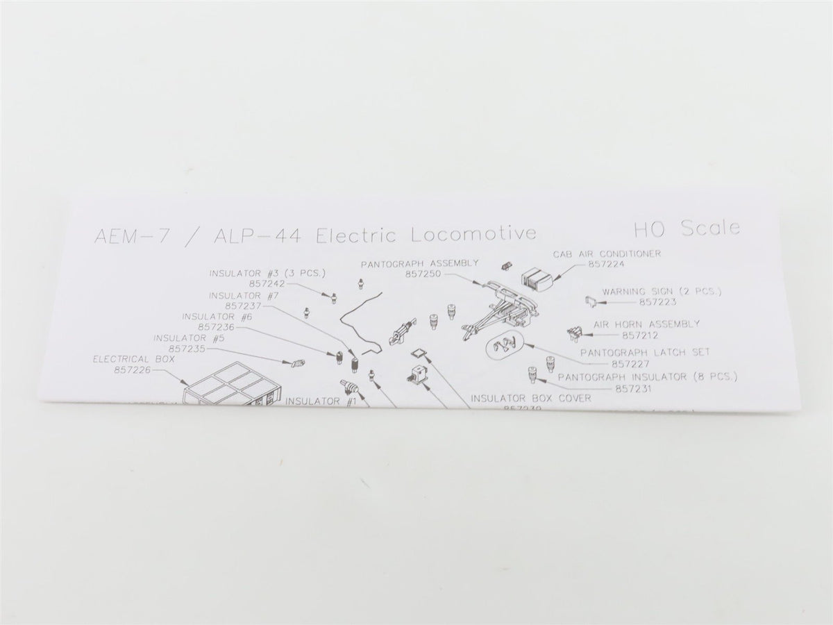 HO Atlas 8583 AMTK Amtrak Northeast Direct AEM-7 Electric #910 - DCC Ready