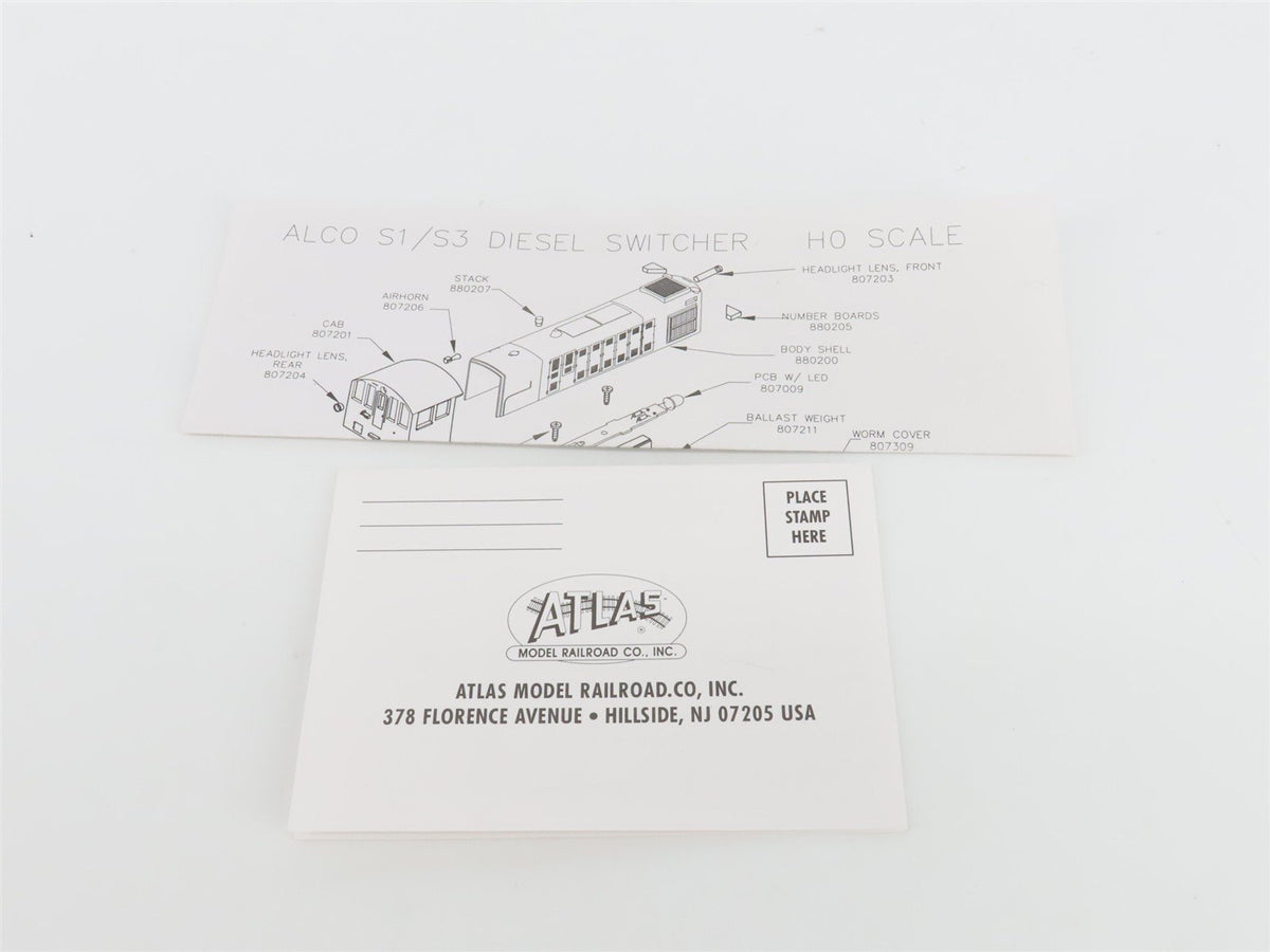 HO Scale Atlas 10000029 ALCO Demonstrator S-1 Diesel Switcher Locomotive #5