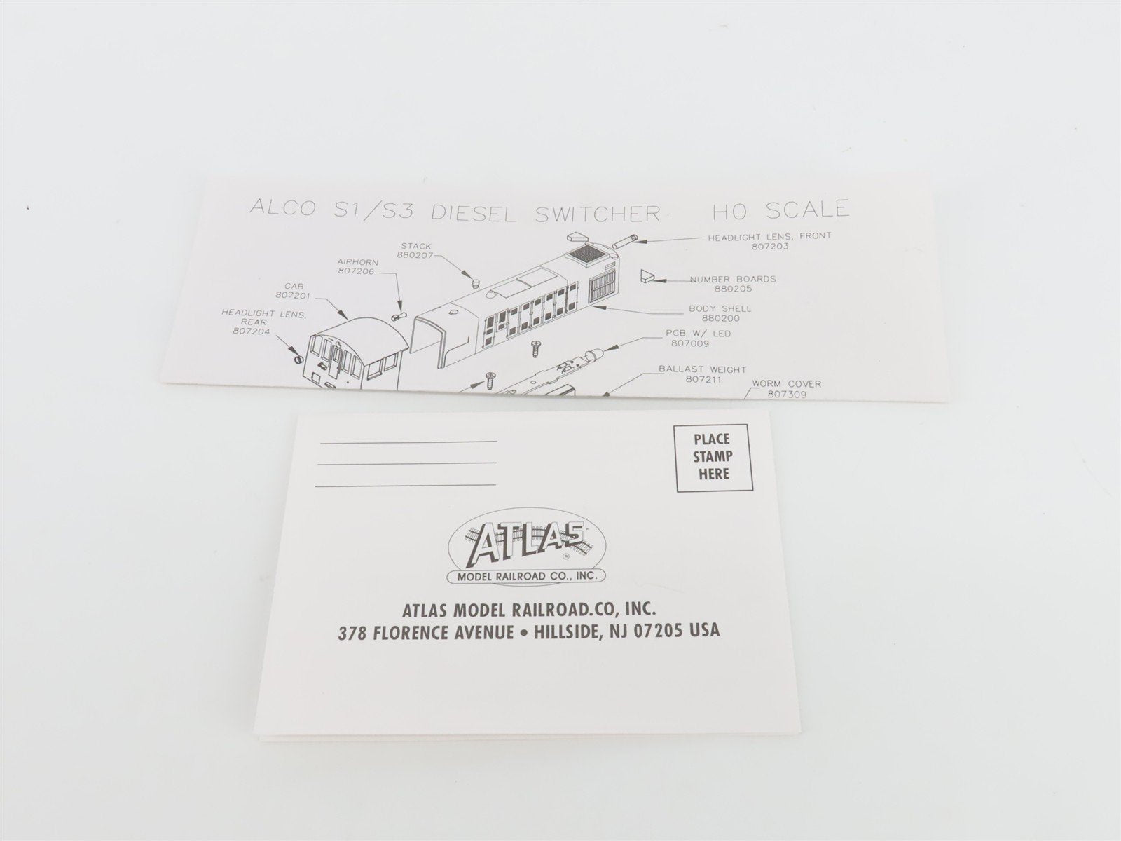 HO Scale Atlas 10000029 ALCO Demonstrator S-1 Diesel Switcher Locomotive #5