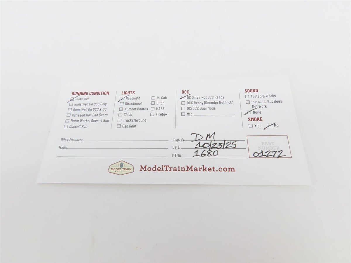 HO Scale Atlas 10000029 ALCO Demonstrator S-1 Diesel Switcher Locomotive #5