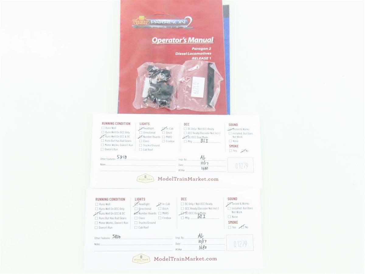 HO Broadway Limited BLI 2092 PRR Pennsylvania Centipede A/A Diesel Set wParagon2