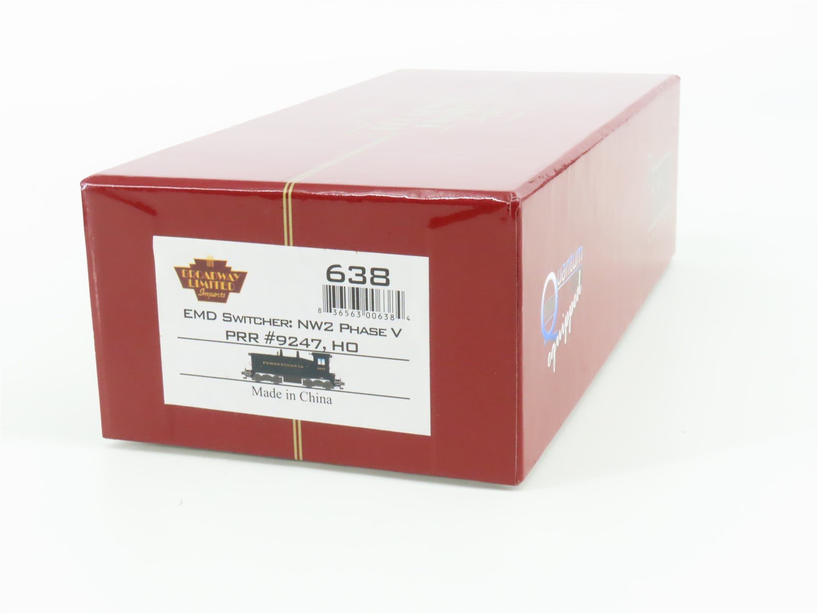 HO Scale Broadway Limited BLI 638 PRR Pennsylvania NW2 Diesel #9247 wDCC & Sound