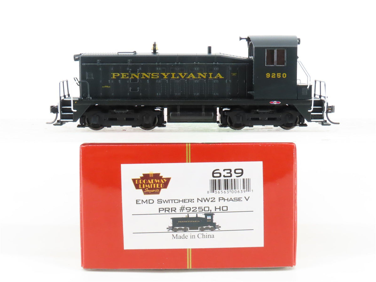 HO Scale Broadway Limited BLI 639 PRR Pennsylvania NW2 Diesel #9250 wDCC &amp; Sound