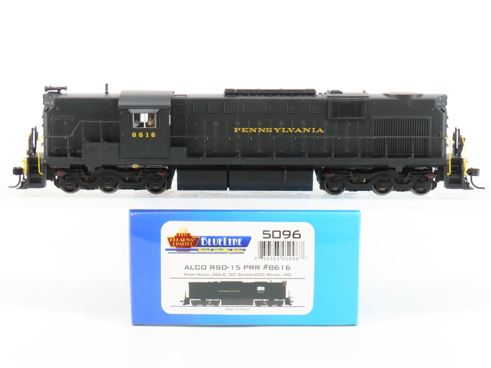 HO Broadway Limited BLI Blueline 5096 PRR RSD15 Diesel #8616 - DCC Ready wSound