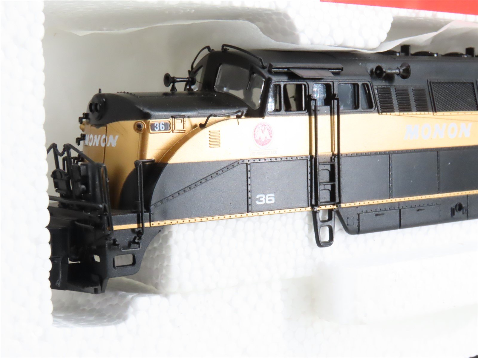 HO Scale Proto 2000 8687 CIL Monon BL2 Diesel Locomotive #36 BAD GEARS