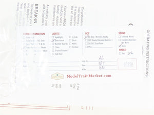 HO Scale Proto 2000 8167 TP&W Toledo Peoria & Western GP18 Diesel #600 BAD GEARS