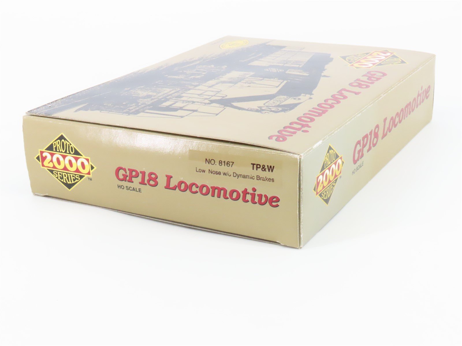 HO Scale Proto 2000 8167 TP&W Toledo Peoria & Western GP18 Diesel #600 BAD GEARS