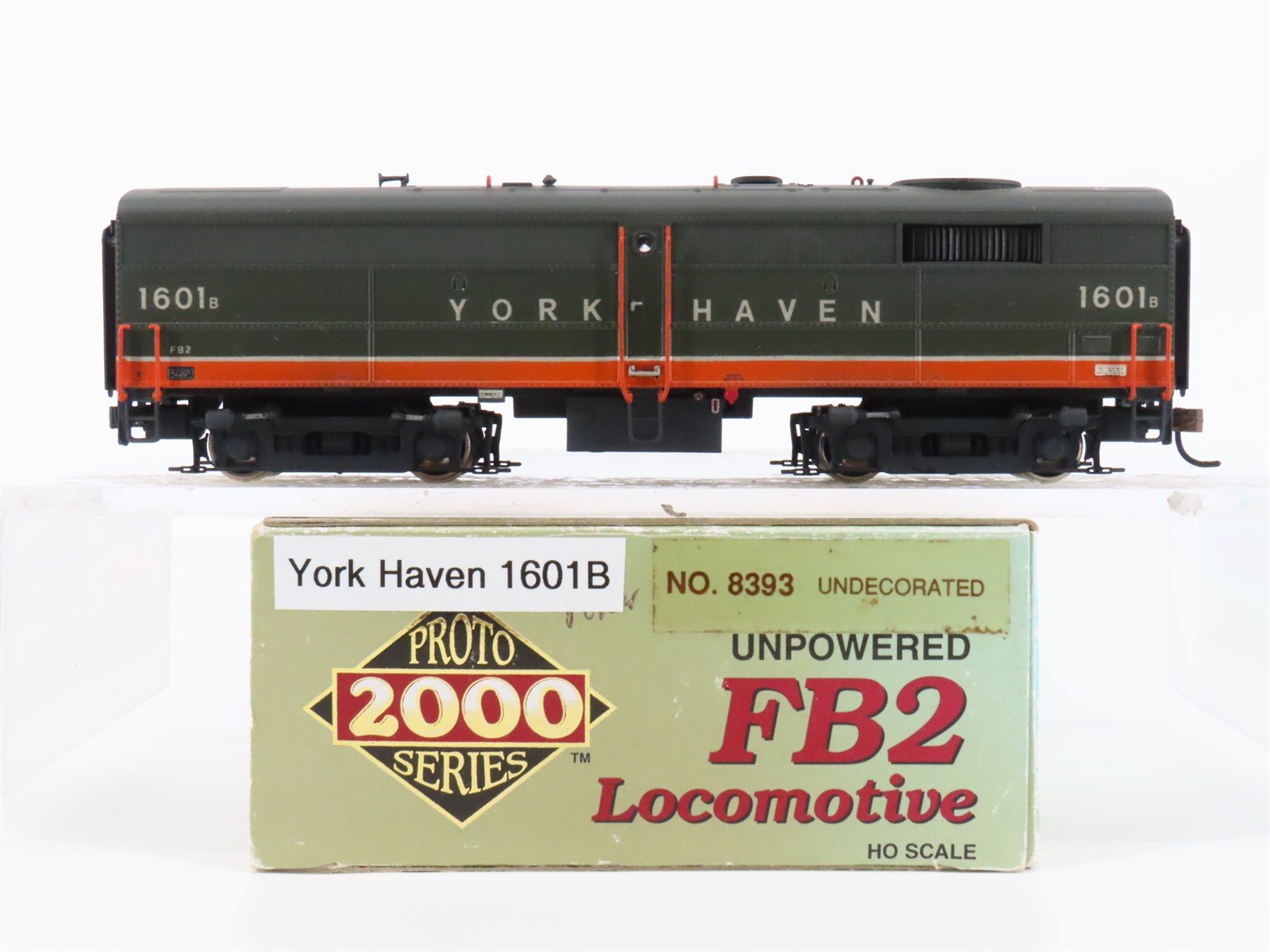 HO Scale Proto 2000 York Haven FB2 Diesel Locomotive UNPOWERED/CUSTOM
